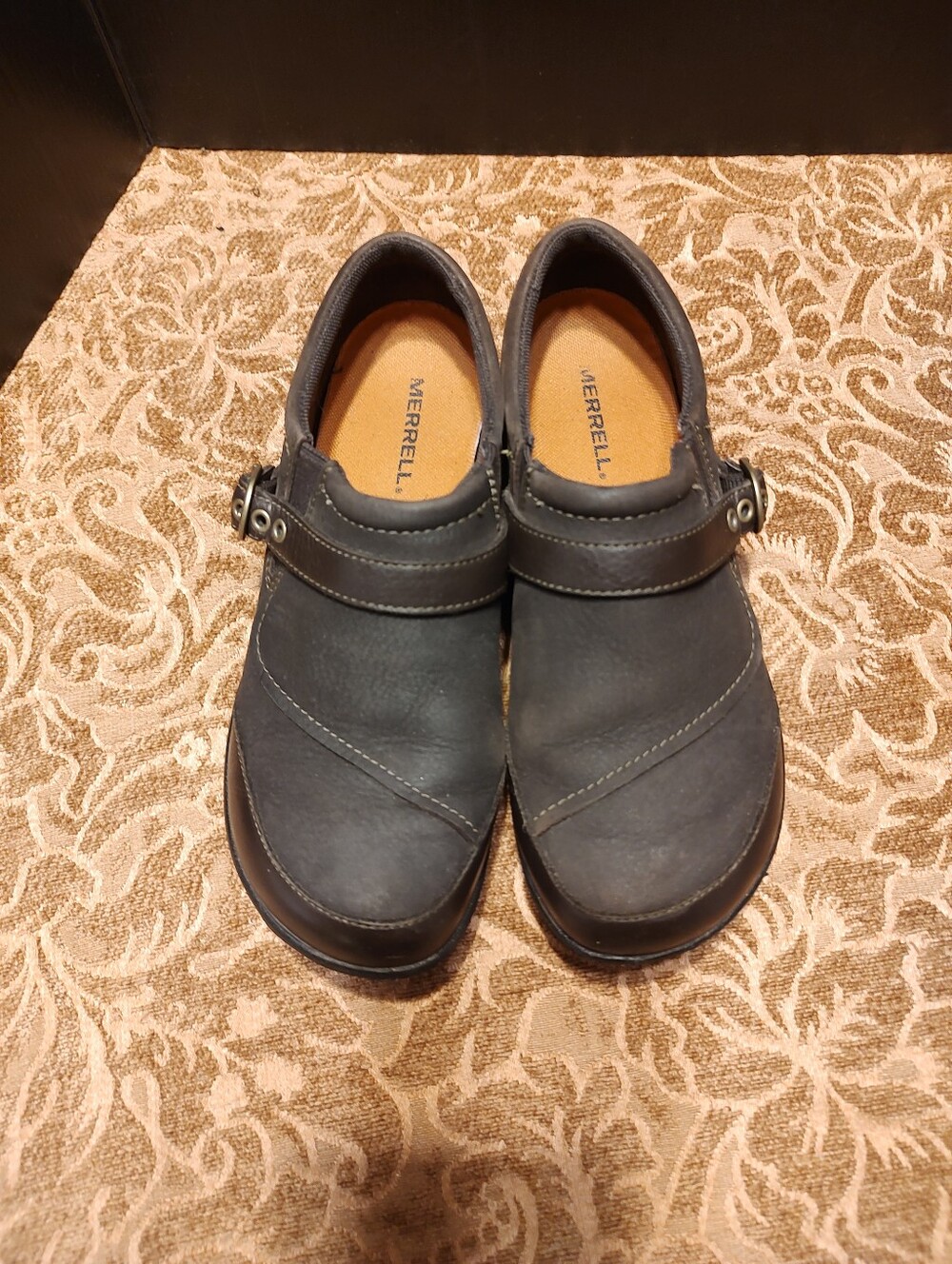 🍂🤎🍂 Fabulous Dassie Chocolate Brown Genuine Leather Buckle Loafers - 7.5M - Picture 6 of 15